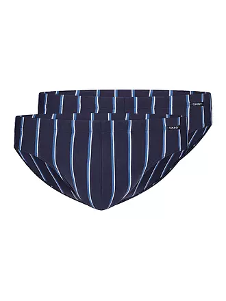 SKINY | Brasil Slip 2er Pkg Advantage Men Crownblue Stripe | 